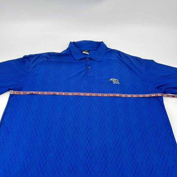 Nike Golf Shirt Men's XL Blue Short Sleeve Polo Dri-Fit UV‎ Torrey Pines Golf - Picture 8 of 9